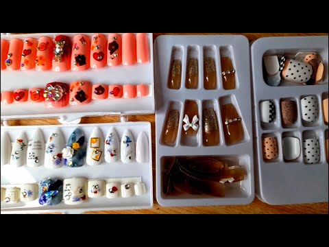 Video Khui giới thiệu móng tay mới đính đá, hoa, ngọc trai,... - youtube