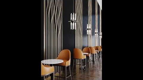 coffee shop design Modeling Tutorial in 3ds max + corona render