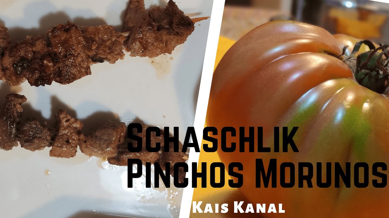 Schaschlik Rezept [Pinchos Morunos] - Spanische Schweinefleischspiesse ...