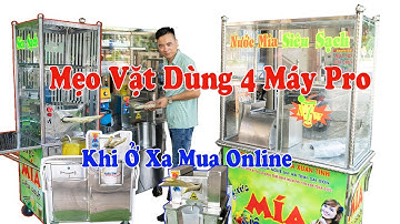 Hướng Dẫn Máy Ép Mía Kim Cương 4 Mẫu Cách Ép Mía Vệ Sinh Trong 5 Phút
