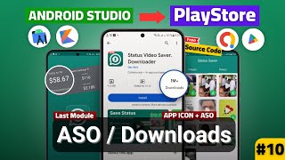 10. App Icon + Getting Downloads - WhatsApp Status Saver App in Android Studio Using Kotlin 2023 screenshot 4