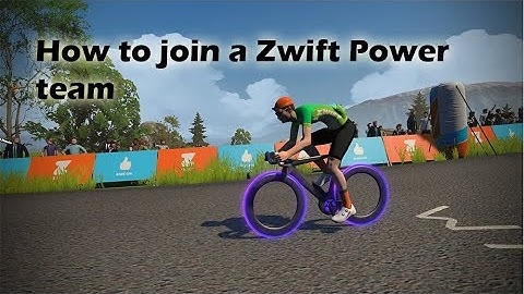 How to Join a Zwift Power Team
