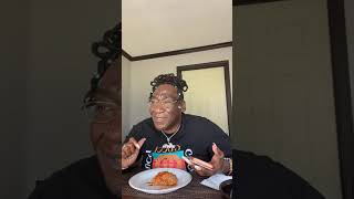 Mrs Netta is enjoying a delicious mukbang tasting menu