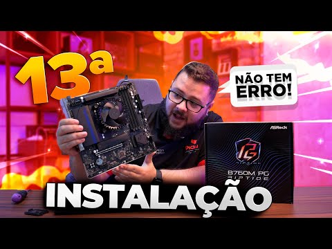 Como Instalar um CPU Intel de 13th Geração (Intel Core i5 13400 + ASRock B760 PG Riptide)