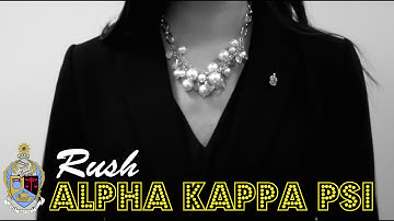 Rush Alpha Kappa Psi - Lambda Nu | Spring 2016