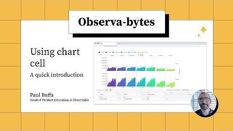 Introduction to using the Observable Chart cell
