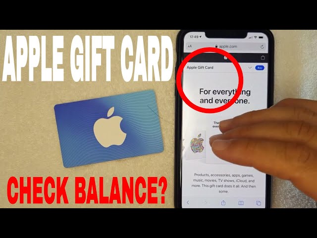 Gift Card Check Balance