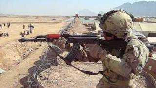 Firing The Ak47 In Afghanistan