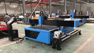 2020 CNC Plasma metal cutter with rotary for round metal tube