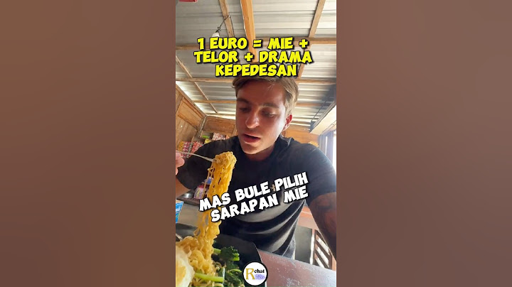 1 Euro Bisa Sarapan Enak di Indonesia! Mas Bule Tercengang!!