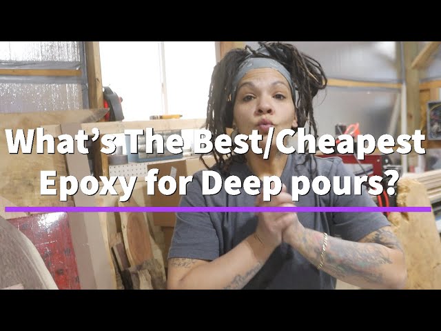 How to Mix and Pour Deep Pour Epoxy Resin - [LIVE EDGE DEEP POUR] 