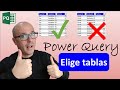 ✅ ELEGIR TABLAS de un ARCHIVO en #powerquery