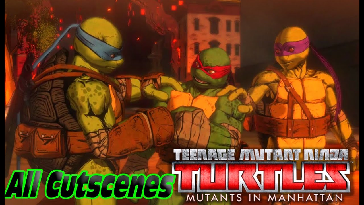 TMNT: Mutants In Manhattan - All Cutscenes