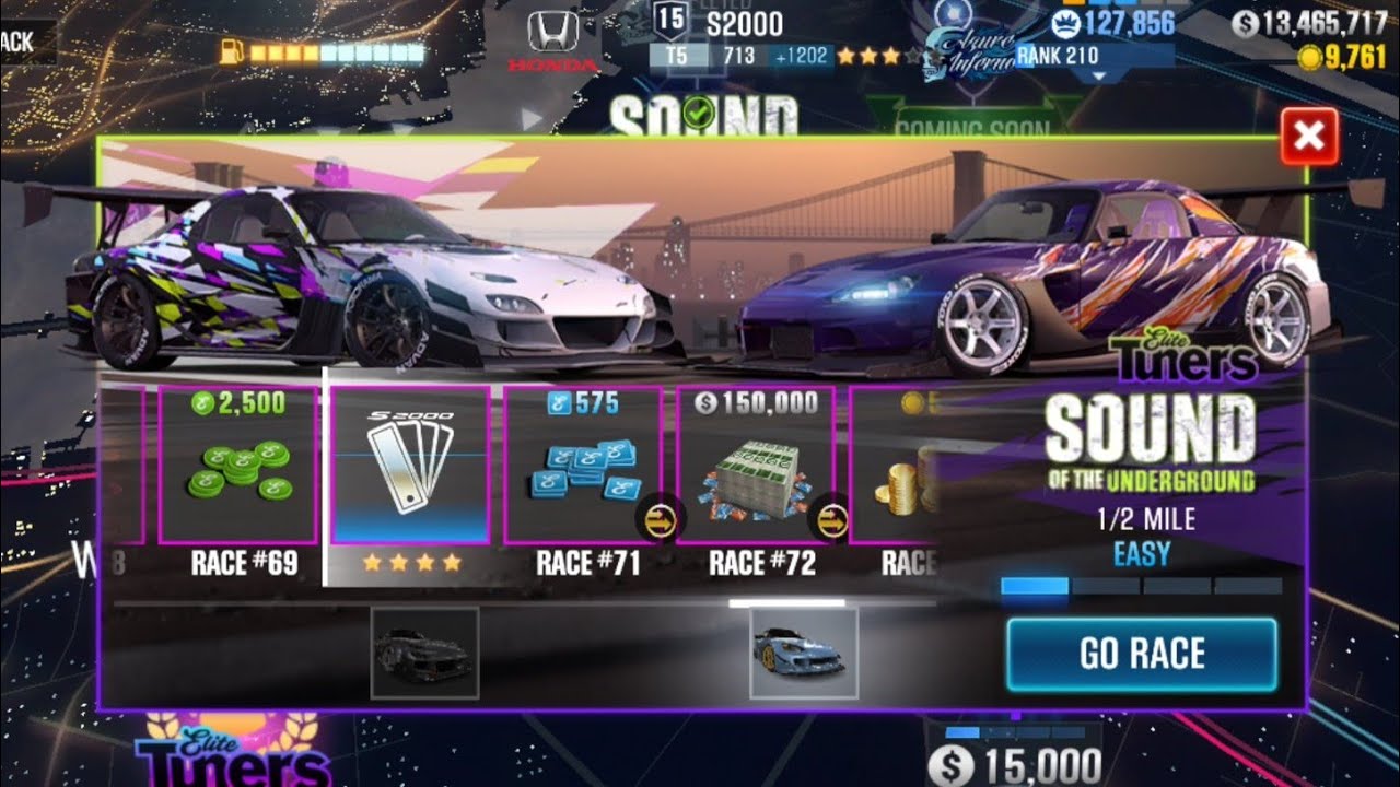 Sound Of The Underground - CSR2 Elite Tuner Pack, CSR2 MODS STORE