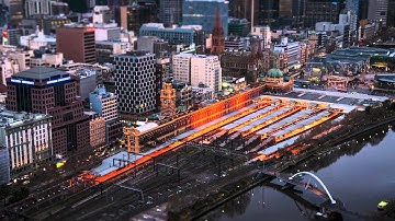 Melbourne Timelapse (Flinders St Station)
