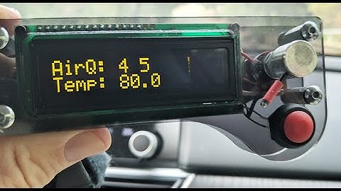 Air Quality Sensor for fires - wearable.  Build it.