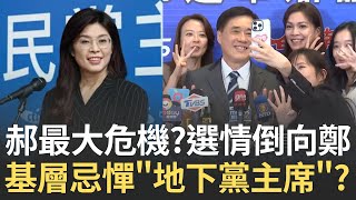 精華│郝龍斌最大危機? 國民黨主席選情一面倒都是鄭麗文? 基層忌憚\\