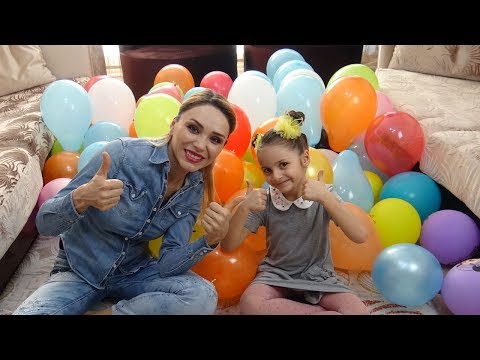 Lina İle Balon Challenge Oynadık Bakın Kim Kazandı | Balloon challenge