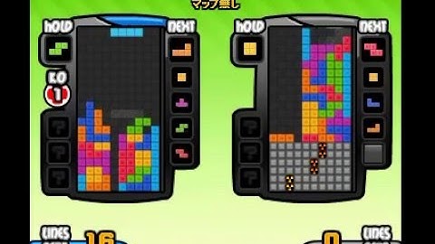 【Tetris Battle】Battle 2P #4