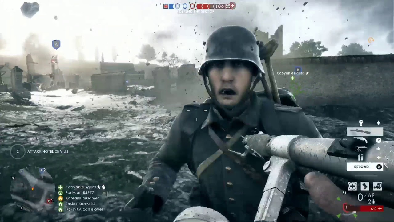 Battlefield 1 St. Quentin Scar I Operation Second Defense.