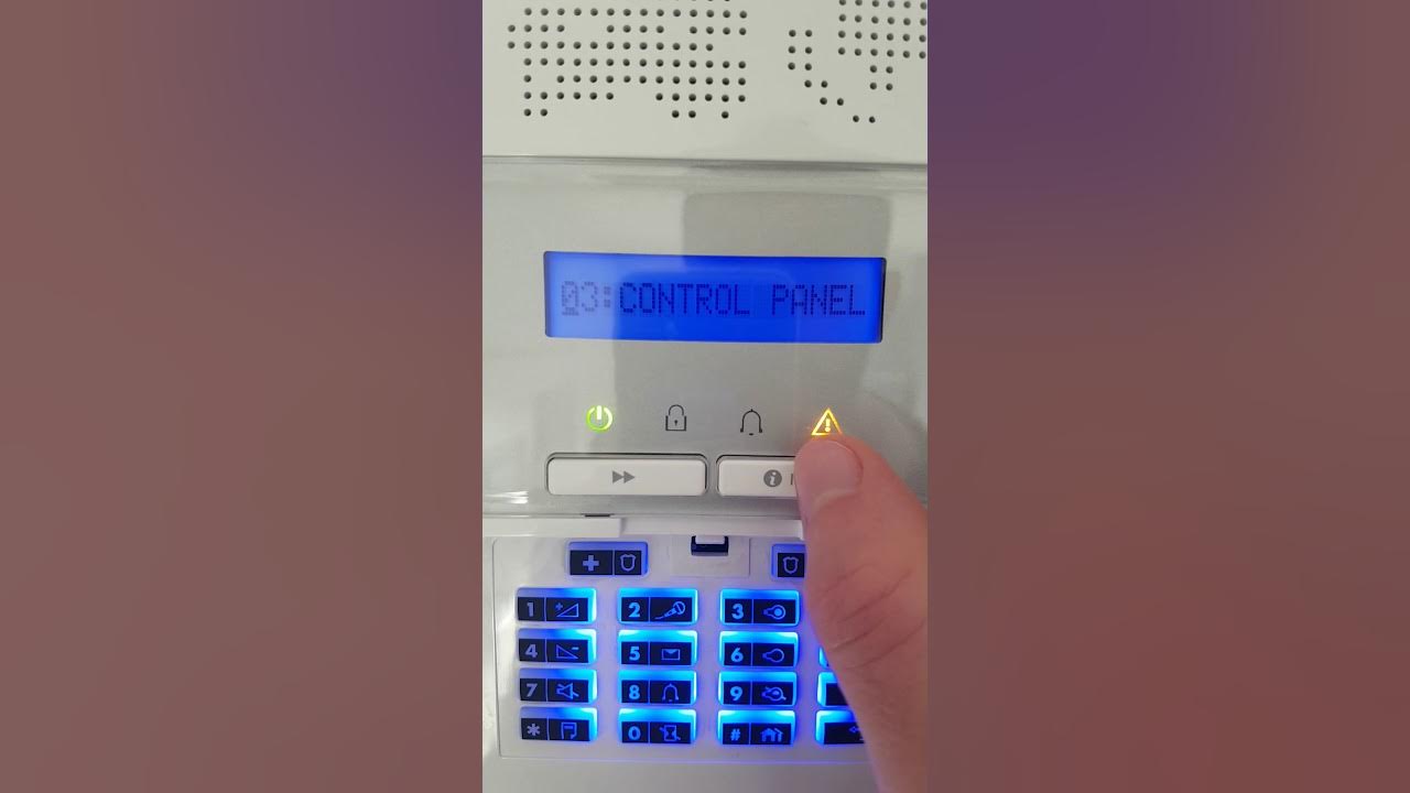 Visonic powermaster alarm/ Switch off Trouble Beeps... YouTube