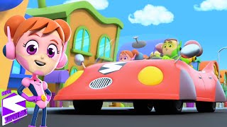 Papas Rotes Auto Animiertes Fahrzeugvideo für Kinder im Vorschulalter