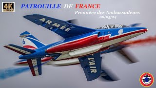 PATROUILLE DE FRANCE 2024 1ére des Ambassadeurs Salon de Provence 06 Mai 2024