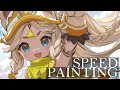 【イラストメイキング】原神/Genshin Impact-カチーナ【Speed Painting】