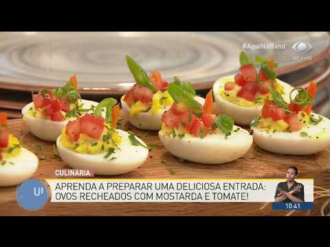 Vídeo: Como Cozinhar Ovos Recheados Com Tomate