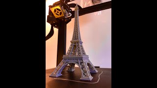 Eiffel tower 3D print  timelapse on my Ender 3 S1