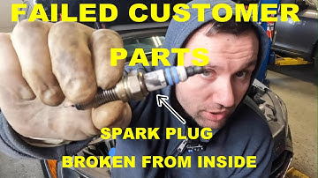 CUSTOMER STATES TICKING NOISE AFTER YOU REPLACED MY SPARK PLUGS! BLAMING ME FOR THIER MISTAKE!