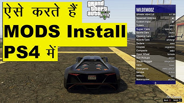Follow these steps to install GTA V MOD Menu in your PS4