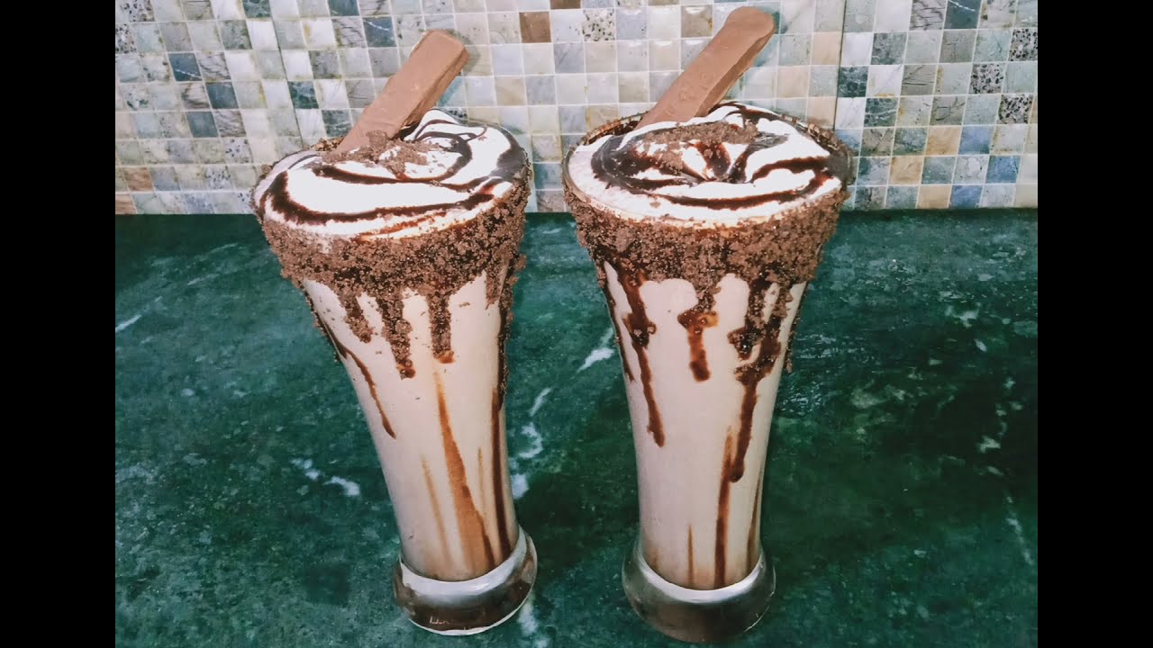 Oreo chocolate thick milkshake/Oreo milkshake recipe