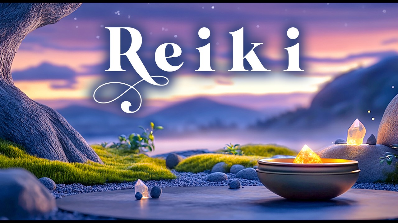 Crystal Bowl Reiki Healing Music for Energy Alignment Bell Every 3 ...