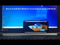 How To Install & Run Windows 10 on Android phone with Bochs