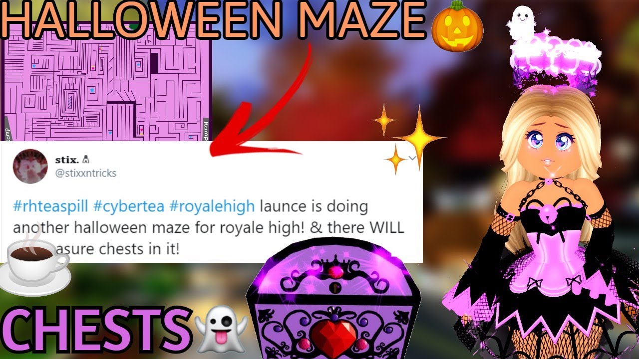 Halloween Maze Coming Back With Chests Roblox Royale High Youtube - royale high roblox halloween maze