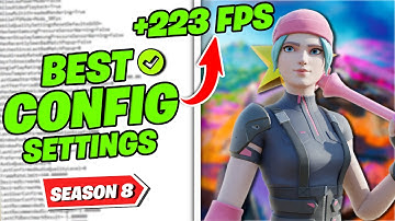 Best Fortnite Game User Settings Season 8! (BOOST FPS + Reduce Input Delay + Fix Lag & Stutters)