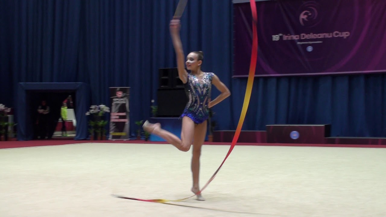 Polina Solovei Moldova 2 MDA Ribbon Juniors 2006 Irina Deleanu Cup 2020 ...