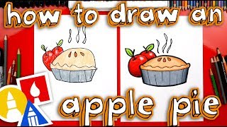 how to draw an apple pie for thanksgiving