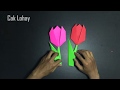 Origami Bunga Tulip: Cara Membuat Origami Bunga Tulip Mudah dan Simpel