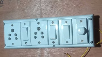 3 switch 25 Pin socket 1fan regulator connection how to board connection#theelectricalGuru #hindi