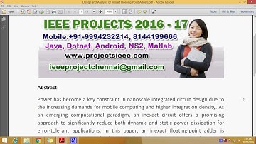 Design and Analysis of Inexact Floating Point Adders