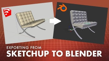 How to Import from Sketchup to Blender Tutorial