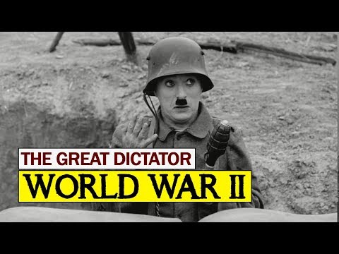 Charlie Chaplin   World War II HD The Great Dictator