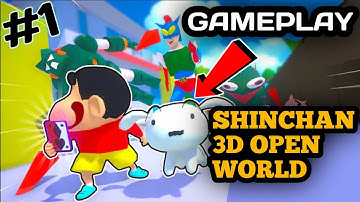 I Saved Shiro And Heroes in Shinchan 3D Open World Game! @GamesOfVaibhav