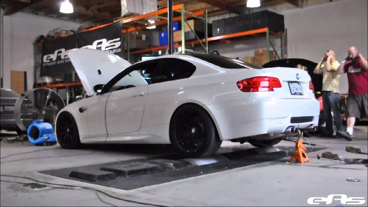 eas E92 M3 DCT Dyno (MS Stage 2 Intake, MS Pulleys, GIAC & Challenge Race+ XPipe) YouTube