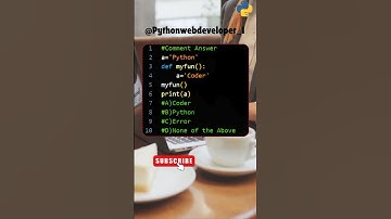 Python MCQ ❓ |Comment Answer ❓ | #shorts #short #trending #python #programming #ytshorts #viralvideo