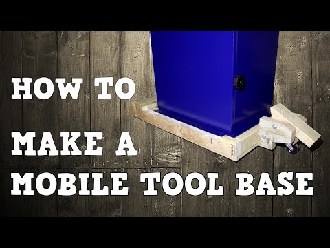 MY FAVORITE MOBILE TOOL BASE (Woodworking shop project) 