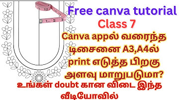Free aari canva tutorial class 7/canva tutorial for aari work