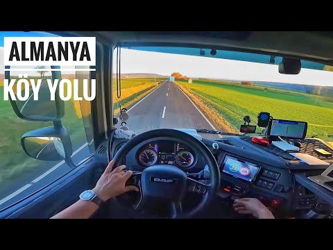 BU YOLDA TIR SÜRMEYE BAYILIYORUM 🇩🇪 // Pov Tır Vlog #almanya  Köy yolu